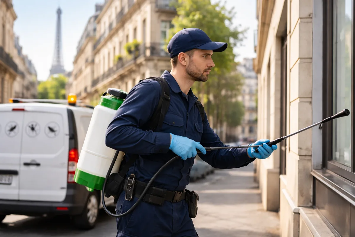 Comment se déroule une intervention rapide pour l'anti-nuisibles à Paris