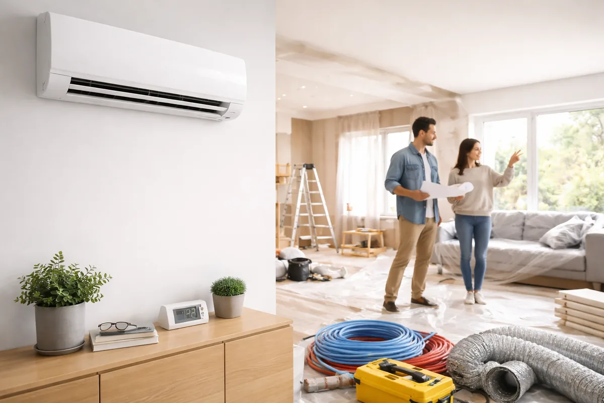 Comment choisir le bon système de climatisation pour une maison en rénovation