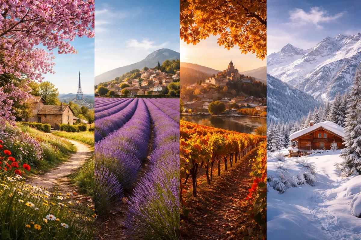 Voyager à travers les saisons en France