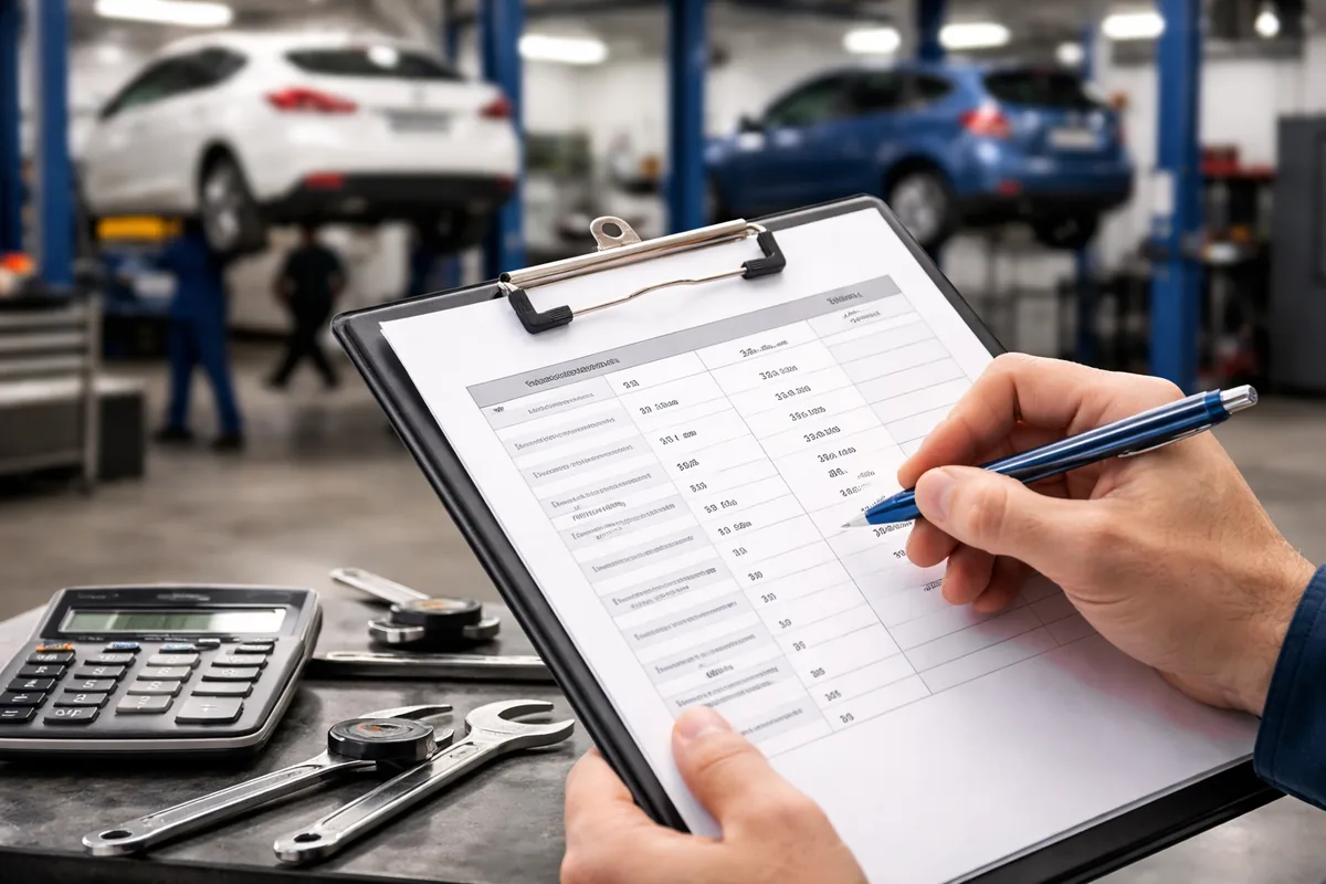 Comment comparer les prix des réparations auto dans différents garages