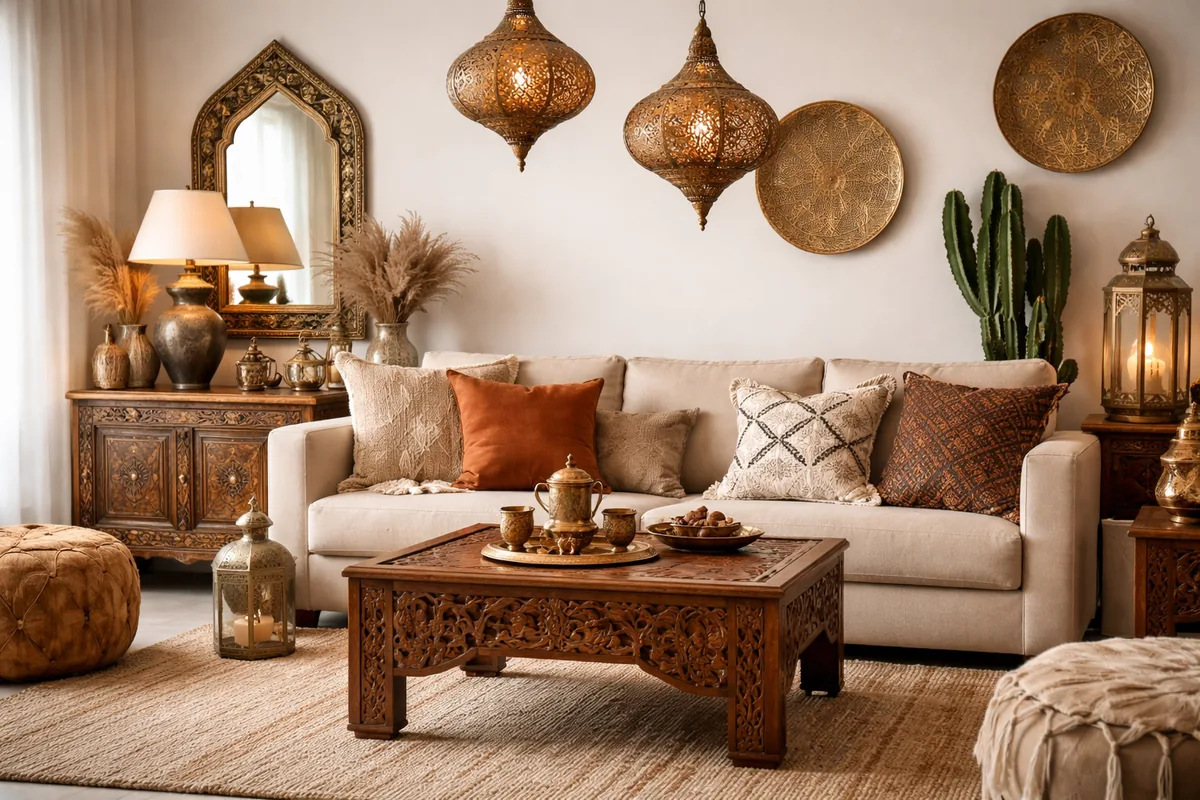 Comment enrichir votre décoration intérieure avec des meubles orientaux et de l'artisanat marocain