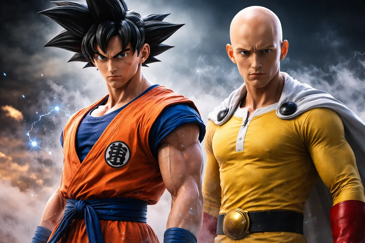 Comment Goku et Saitama se rapprochent-ils au niveau des thèmes abordés dans leurs séries ?
