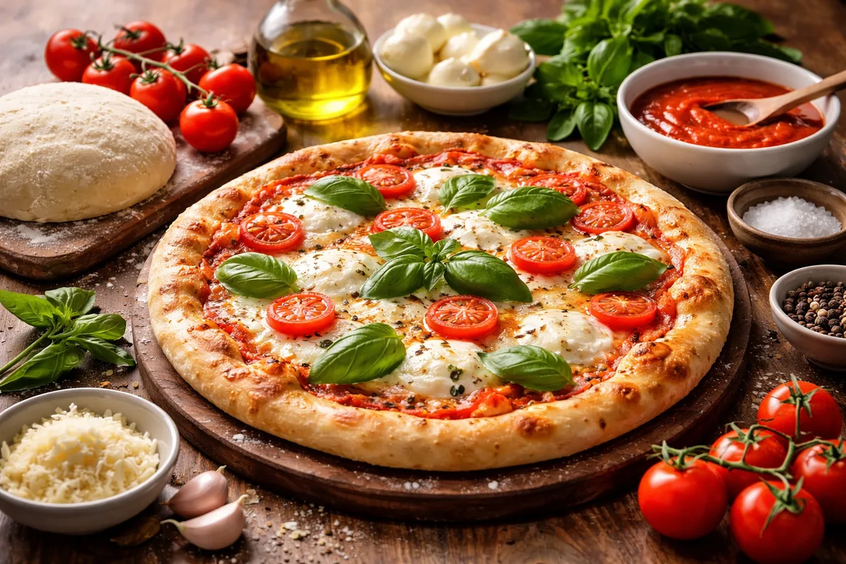 Comment préparer une pizza maison avec des ingrédients frais et de qualité