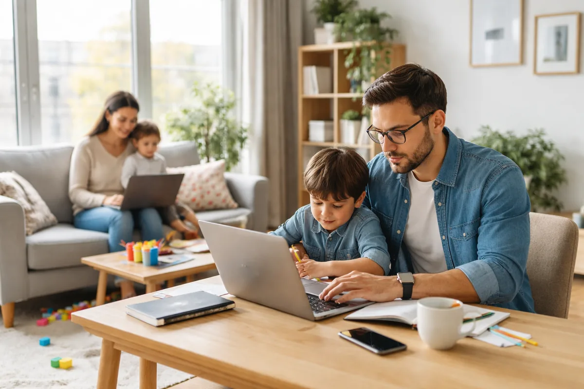 L'impact du télétravail sur la dynamique familiale en période de crise
