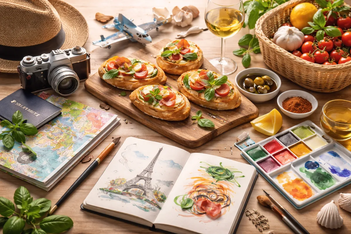 Comment combiner voyages et gastronomie lors de loisirs créatifs