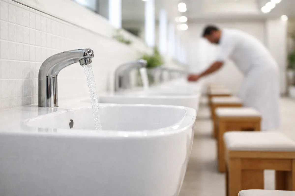 Comment les lavabos d'ablutions en céramique antibactérienne préparent à la prière